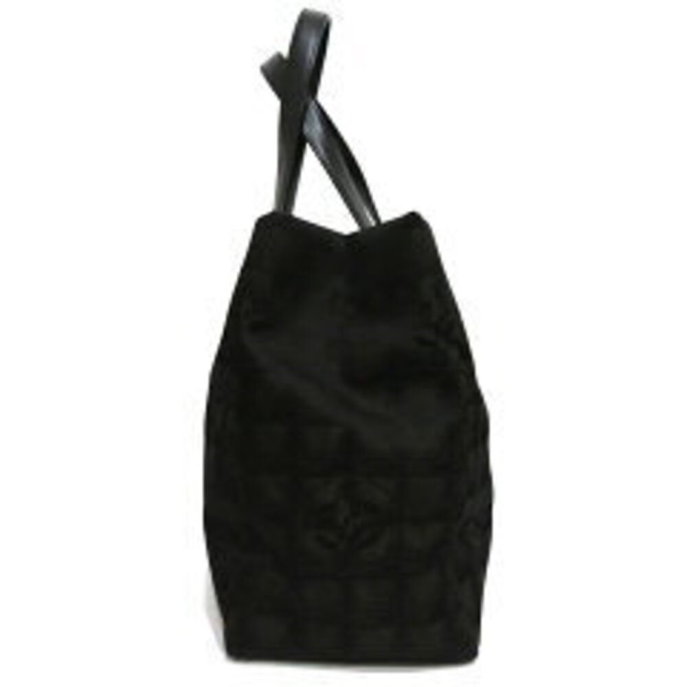 Chanel Travel Line Tote canvas leather maroon brown - Picture 4 of 6